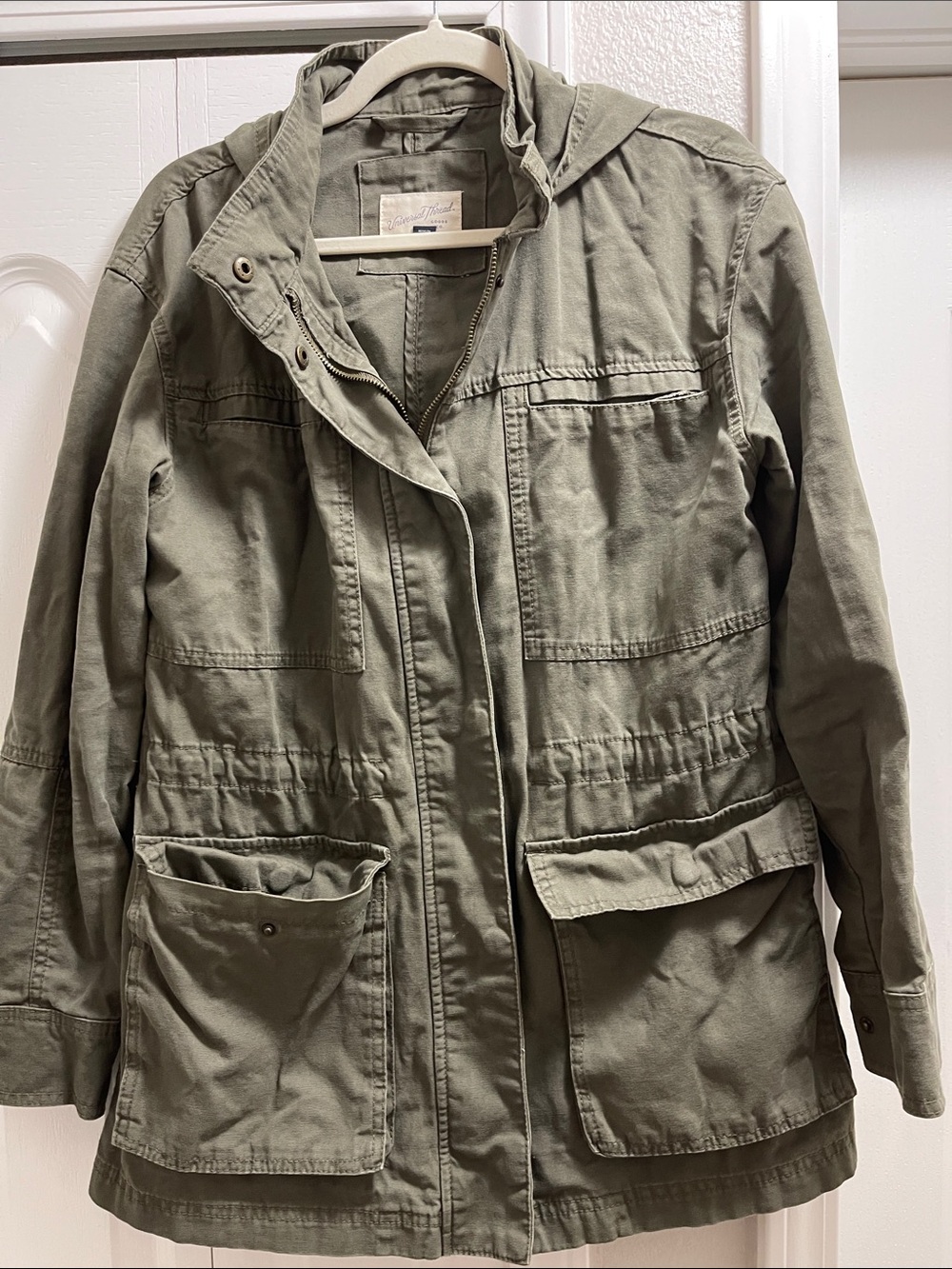 Universal Thread Olive Utility Hooded Jacket